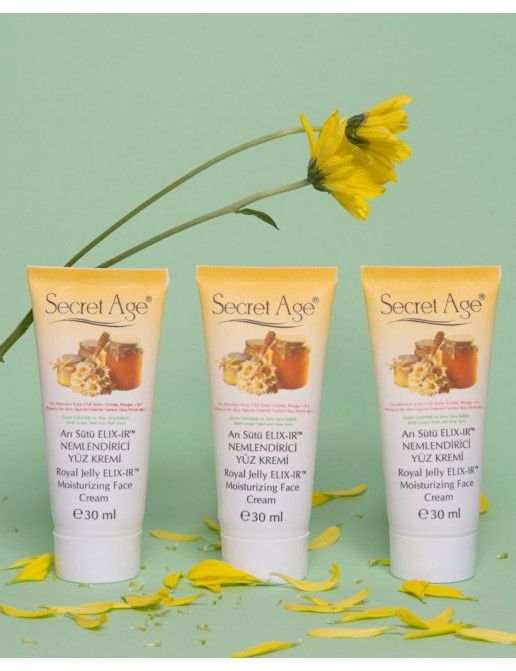 MOISTURIZER FOR SKIN CARE WITH ROYAL JELLY AND SPF FACTOR PROMOTION